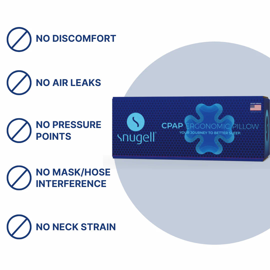 CPAP Ergonomic Pillow - Memory Foam CPAP Pillow