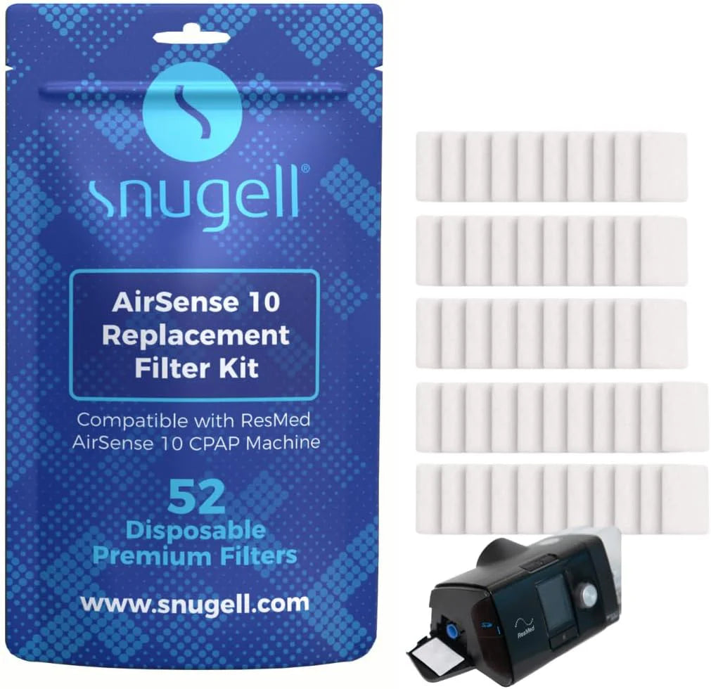 Disposable Replacement CPAP Filters for Resmed Airsense 10 & Aircurve 10-S9 - Available in 6-Pack and 52-Pack