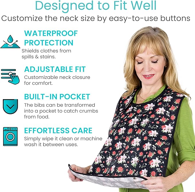 Washable Adult Bibs