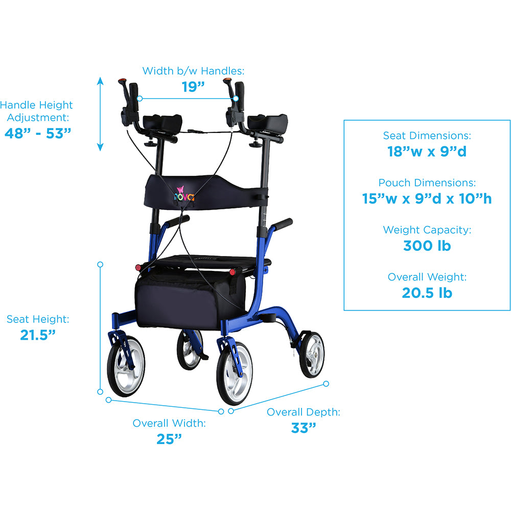 Phoenix Rise UP Rollator Blue