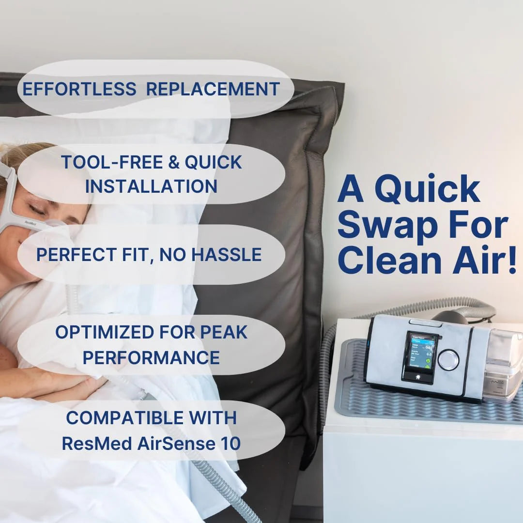 Disposable Replacement CPAP Filters for Resmed Airsense 10 & Aircurve 10-S9 - Available in 6-Pack and 52-Pack