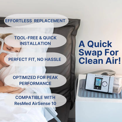 Disposable Replacement CPAP Filters for Resmed Airsense 10 & Aircurve 10-S9 - Available in 6-Pack and 52-Pack